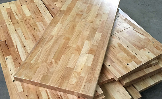 Rubberwood Finger Jointed TImber Panels